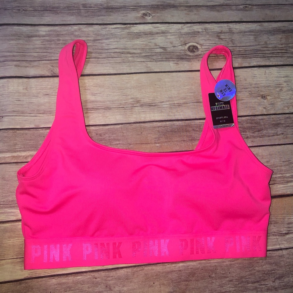 Pink Victoria Secret Ultimate Sports Bra